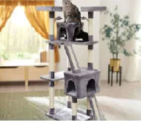 Frisco Faux Fur Cat Tree Condo