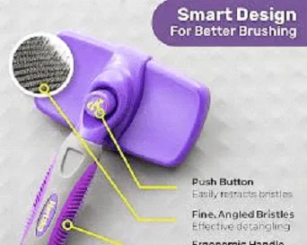 Hertzko Self-Cleaning Slicker Brush